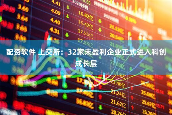 配资软件 上交所：32家未盈利企业正式进入科创成长层